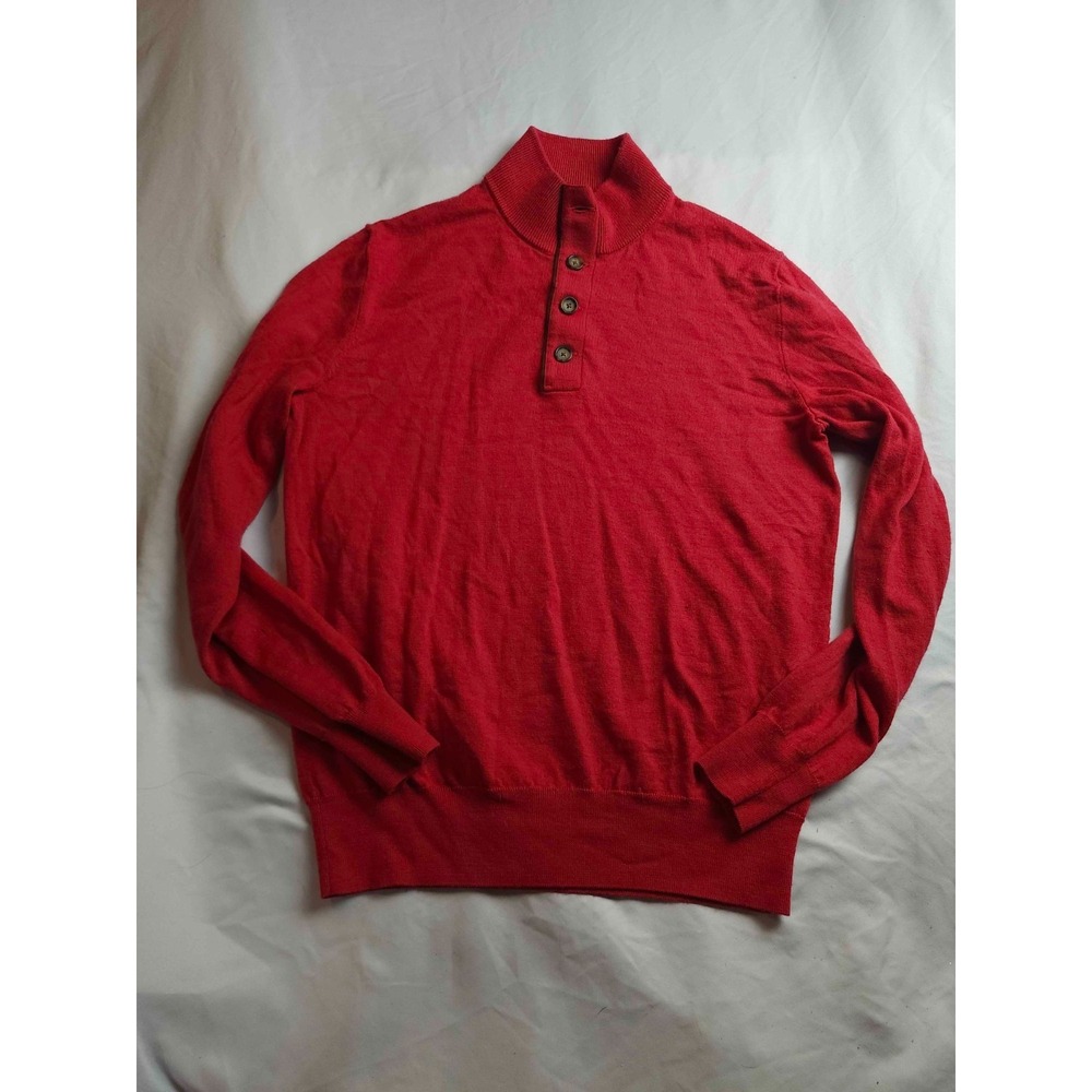 Polo Golf Ralph Lauren Sweater S Red Wool Old Money Americana Country Clubwear